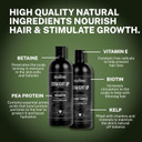 Live Bearded All-Natural Shampoo And Conditioner For Men - Promotes Hair Growth - Strengthening, Deep Conditioning, Moisturizing | Canyon Scent - Juniper, Cypress, Fir Needle