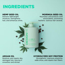 Gloss.Me Hydrating Shampoo By Designme | Hemp & Argan Oil Shampoo Adds Softness & Shine | Straight, Wavy, Or Curly Hair | Color-Safe Moisturizing For Dry Hair