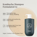 Kombucha Shampoo 10.15 Fl. Oz  Scalp Detox, Hydrate & Strengthen, Promote Hair Growth, Paraben & Sulfate-Free, Vegan Formula For All Hair Types