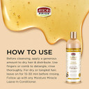 African Pride Moisture Miracle Honey & Coconut Oil Shampoo - For Natural Coils & Curls, Nourishes & Shines, Sulfate Free, Color Safe, 12 Oz