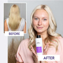 Four Reasons No Nothing Sensitive No Yellow Shampoo - Unscented Silver Shampoo For Blonde Hair | 100% Vegan | 300 Ml