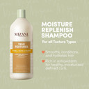 Mizani True Textures Moisture Replenish Shampoo For Curly Hair - Smooths & Hydrates With Coconut Oil, Sulfate & Paraben-Free Mizani True Textures Moisture Replenish Shampoo For Curly Hair - Smooths & Hydrates With Coconut Oil, Sulfate & Paraben-Free
