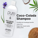 Coco-Colada Shampoo | Daily Use Hydrating Shampoo| Neutral-No Color Shampoo For In Between Color Depositing Washes | Balances Color & Repairs Dry, Damaged Hair | 33.8 Oz