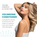 Aloxxi Hair Volumizing Conditioner - Hair Conditioner For Dry, Fine, Weak & Color Treated Hair  Adds Body & Volume To Hair - Paraben & Sulfate Free, 33.8 Fl.Oz