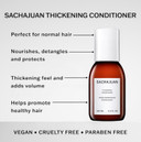 Sachajuan Thickening Hair Conditioner, Volumizing, Heat & Uv Protectants, Shine & Smooth Volume, Paraben-Free