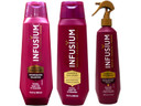 Infusium Professional Shampoo 13.5 Oz, Conditioner 13.5 Oz, And Leave-In Treatment 11 Oz Set - Repair & Replenish - 3 Bottles