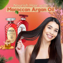 Moist Diane Keratin Shampoo And Conditioner Set For Women & Men, Curly Hair Shampoo & Conditioner By Argan Oil, Collagen, Rice Protein From Japan Paraben, Silicone& Sulfate Free 30.4 Fl Oz Extra Vital