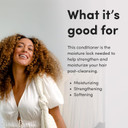 Hers Triple Threat Conditioner For Women - Thickening, Moisturizing, Reduces Shedding - Color Safe Hair Loss Conditioner - Napa Rose - 6.4 Fl Oz