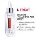 Lã¢ÂOrã£Â©Al Paris Revitalift 1.5% Pure Hyaluronic Acid Face Serum + Triple Power Anti-Aging Face Moisturizer, 1 Kit