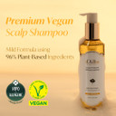D'Alba Piedmont Professional Repairing Scalp Therapy Serum Shampoo 275Ml, Mild And Vegan Formula, Gentle Hair And Scap Treatment