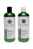 Mill Creek Botanicals Biotin Shampoo And Conditioner Hair Growth Bundle