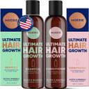 Moerie Volumizing Shampoo And Conditioner For Hair Loss - Thickening Products With Ingredients Of Natural Origin - Over 100 Active Ingredients For Thick, Long, Luscious Hair, 2 X 8.45 Fl Oz