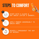 Carpe Sweat Absorbing Talc-Free Body Powder For Women, Anti-Chafing And Safe For Feminine Areas, White Jasmine Scent Carpe Sweat Absorbing Talc-Free Body Powder For Women, Anti-Chafing And Safe For Feminine Areas, White Jasmine Scent