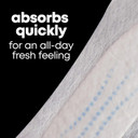 U By Kotex Barely There Thin & Flexible Liners, Regular 50 Ea