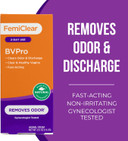 Femiclear Bvpro Cream For Vaginal Odor, Feminine Odor Relief, Fast-Acting, Made With Natural Ingredients, 2-Day Use, Gynecologist Tested, Boric Acid Alternative, 0.5Oz Cream