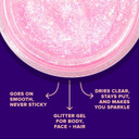 Unicorn Snot Face & Body Glitter - Cosmetic-Grade Holographic Glitter Gel - Makeup For Festivals, Raves, Anime Cosplay - Safe For Face, Easy Application & Removal, 1.7Oz Purple (Ultraviolet)