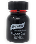 Graftobian Blood Gel 1Oz Bottle - Special Fx Fake Blood For Halloween - Drips & Never Dries