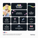 Hemway Premium Ultra Sparkle Glitter Multi Purpose Metallic Flake For Arts Crafts Nails Cosmetics Resin Festival Face Hair - Lime Green Holographic - Chunky (1/40" 0.025" 0.6Mm) 100G / 3.5Oz