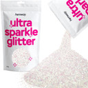 Hemway Premium Ultra Sparkle Glitter Multi Purpose Metallic Flake For Arts Crafts Nails Cosmetics Resin Festival Face Hair - Turquoise Blue - Fine (1/64" 0.015" 0.4Mm) 100G / 3.5Oz