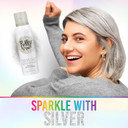 Punky Temporary Hair And Body Glitter Spray, Gold/Silver -Lightweight Shimmery Hairspray For Hair, Skin, And Clothes, Sparkly Glow For Parties & Events, 3.5 Oz