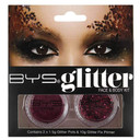 Bys Glitter Face And Body Kit With Primer - Fuchsia Pink