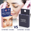 Microblading Supplies Pre-Inked Eyebrow Mapping String  30 Meters - Ultra-Thin, Mess-Free Thread, Create A Crisp, Spot-On Brow Map Every Time  Hypoallergenic, Cosmetic Grade For Permanent Makeup