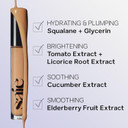 Saie Hydrabeam Under Eye Brightener - Sheer + Hydrating Eye Brightener With Cucumber Extract - Instantly Illuminates Skin For A Radiant Finish - Shade 7 (0.2 Oz)