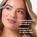Alleyoop Swift Eyebrow All-In-1 Brow Definer With Built-In Sharpener & Spoolie Brush, Water & Smudge Resistant And Eyebrow Pencil For Women, Natural Matte Finish, Vegan, Cruelty-Free (Dark Brown)