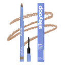 Alleyoop Swift Eyebrow All-In-1 Brow Definer With Built-In Sharpener & Spoolie Brush, Water & Smudge Resistant And Eyebrow Pencil For Women, Natural Matte Finish, Vegan, Cruelty-Free (Soft Brown)