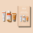 Ren Clean Skincare - Glow One Step Further Radiance Kit - 3-Step Radiance Starter Routine To Brighten, Smooth & Even Skin Tone, Cruelty Free & Vegan, Worth $50