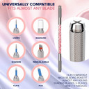 Microblading Supplies 20-Piece Double Sided Manual Pen Kit For Permanent Makeup Supplies | Durable Aluminum Pen With Lock-Pin Tech & Ergonomic Grip | Shape Eye Brows