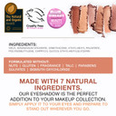 Bellapierre Milk & Honey Eyeshadow Palette | 12 Shades In Matte, Satin, Shimmer, & Foil Finishes | Non-Toxic & Paraben Free | Vegan & Cruelty-Free