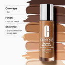 Clinique Beyond Perfecting Liquid Lightweight Full Coverage Foundation + Concealer For Dry Combination To Oily Skin Types