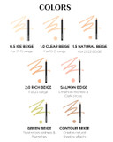 Thesaem Cover Perfection Concealer Pencil  Non Comedogenic Spot Eraser - Conceal Blemish,Aging Spot,Acne&Freckle  Multi-Use Under Eye Concealer For Dark Circle,2G (2.0 Rich Beige)