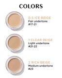 Thesaem Cover Perfection Pot Concealer #0.5 Ice Beige - High Adherence & Coverage Balm, Conceals Blemish & Acne Spots, Matte Finish Sebum Control For Oily And Combination Skin