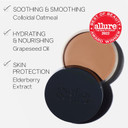 Saie Sun Melt Cream Bronzer - Buildable Balm Face Bronzer For Effortless Sculpting - Cream Contour Enriched With Vitamin C, Nourishing Skincare Ingredients & A Natural Finish - Dark Bronze (1 Oz)