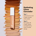 E.L.F. Hydrating Camo Concealer, Covers Blemishes & Under-Eye Circles, Full-Coverage & Delivers A Satin Finish, Vegan & Cruelty-Free, Light Ivory