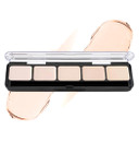 Graftobian Hd Glamour Crème Foundation Palette (Highlight & Contour Light) - High Definition 5 Color Makeup Palette, Cream Based Hi-Lite And Contour Palette, Full Coverage - Light Skin Shades