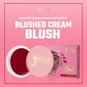 Juvia'S Place Blushed Cream Blush  Very Berry  Multi-Purpose Cream Blush For Cheeks & Lips - 2In1 Formula, Smooth, Blendable Texture For A Soft Dewy Finish - Buildable & Lightweight Face Makeup