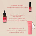 Trilogy Three-Step Microbiome Renewal Routine Limited Edition Set - Includes Rosehip Cream Cleanser (30Ml), Hyddrating Mist Toner (20Ml), Microbiome Complexion Renew Serum (30Ml) And Cleansing Cloth