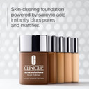 Clinique Acne Solutions Liquid Foundation Makeup With Salicylic Acid For Dry Combination To Oily Skin Types | Medium Coverage, Natural Matte Finish