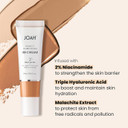 Joah Perfect Complexion Bb Cream With Hyaluronic Acid And Niaciminade, Korean Makeup With Medium Buildable Coverage, Evens Skin Tone, Lightweight, Semi Matte Finish, Tan With Neutral Undertones (Light With Cool Undertones)
