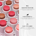 3 Pcs Makeup Cream Contour Stick Set, Highlighter Stick & Bronzer Stick & Blush Stick, Long Lasting, Natural Face Contour, Dewy & Matte Finish, Multi Stick Trio For All Skin