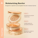 Skin Barrier Glow Cover Cushion, All-Day Coverage, Glow Finish, Lightweight, Skincare-Like Texture, Non-Cakey Makeup, Korean Cushion Foundation (#21C Pure, 0.49 Oz)