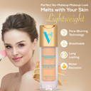 Veil Cosmetics Complexion Fix Liquid Foundation  Buildable Coverage  Water-Resistant, Hypoallergenic, Oil-Free, Cruelty-Free & Vegan  Lightweight & Brightening  Long Lasting (3P Medium Pink)