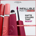 L'Oreal Paris Infallible Matte Resistance Liquid Lipstick, Up To 16 Hour Wear, Worth It 601, 0.16 Fl Oz