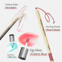 Espoir Plumpies Lip Collection Overlip Pencil #Warming Volume ¦Pencil Type Color Lip Liner With Plumping Effects ¦ Sharpener Included For Define Lip Lines ¦ Voluminous Lip Makeup With Mlbb Color