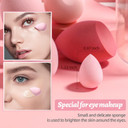 Makeup Sponge Set Bs-Mall Blender Sponges 7 Pcs For Liquid, Cream, And Powder, Multi-Colored With 1 Mini Makeup Sponge Pink (A-Pink)A-Pink