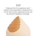 Rms Beauty Skin2Skin Beauty Sponge - Makeup Sponge For Liquid Makeup, Makeup Blending Sponge, Makeup Accessories, Sponge Blending Brush For Makeup
