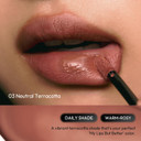 Wink Lip Shade Primer - All Day Top Coat, Smudge-Proof Base, Semi-Matte Long-Lasting Lip Primer (01 Pale Beige)